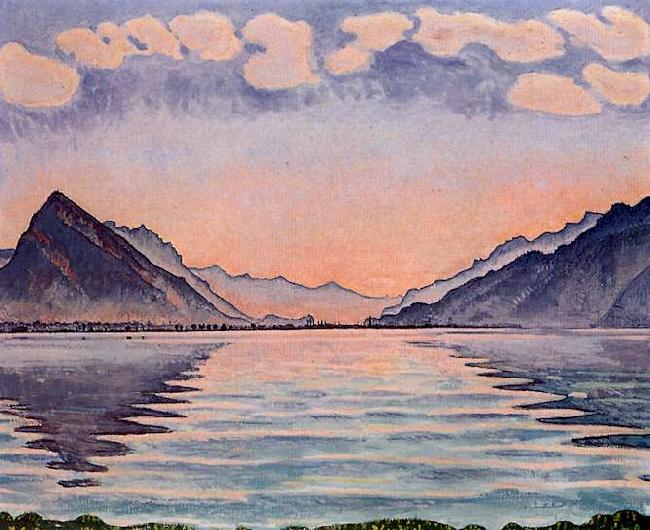 Ferdinand Hodler Lake Thun China oil painting art